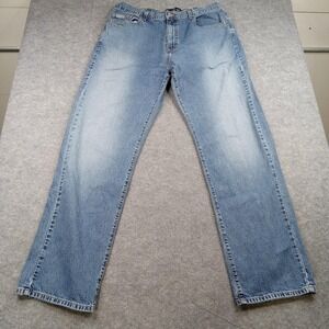 Calvin Klein Jeans Mens‎ 36 Blue Denim Straight Leg Classic Fit Pants